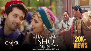 Making of Chal Tere Ishq Mein (Full BTS) | Gadar 2 | Shabina Kkhan